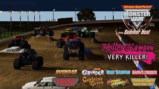 BeamNG Monster Jam Lebanon Valley Speedway Wheelies and Freestyle [upl. by Alessandra880]