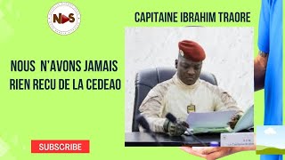 Retrait du Burkina Faso dans la CEDEAO Capitaine Ibrahim Traore sexplique [upl. by Buckden]