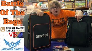 BoardGameTablescom Bag VS MayDay Games Ultimate Game Night Game Board Game Bag BATTLE OF THE BAGS [upl. by Rednal591]