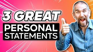 3 Awesome Personal Statements That ARENT on Challenges [upl. by Zadoc173]