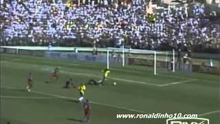 Brazil  Haiti Crazy goal Ronaldinho [upl. by Einhoj]