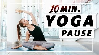 Yoga Flow Anfänger und Mittelstufe  10 Minuten Entspannung Dehnung amp Kraft [upl. by Nataniel684]