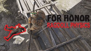 FOR HONOR  Ragdoll Physics Ledge Executions Ft Ruinous [upl. by Nelrsa622]