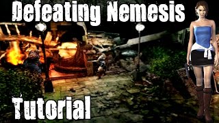 Resident Evil 3 Tutorial Defeating Nemesis Easiest Way [upl. by Chantalle]