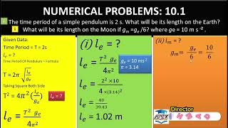 numerical physics class 10 chapter 1101 amp 102  APEX [upl. by Eednas567]