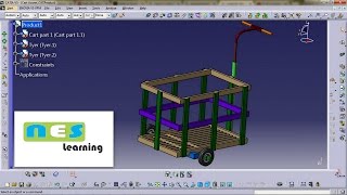 CATIA V5V6 tutorial  CART [upl. by Nappy]