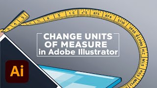 Change Units of Measure in Adobe Illustrator points pixels inches cm mm picas [upl. by Bria]