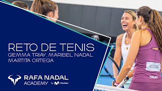 Martita Ortega y Gemma Triay se retan en la Rafa Nadal Academy [upl. by Richma]