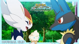 Casteliacones all round  Pokémon Journeys The Series  Official Clip [upl. by Nerro]