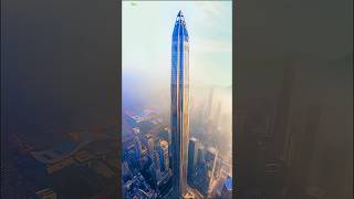 TALLEST BUILDING IN SHENZHEN 115 STORY 深圳市  The Ping An Finance Center travel amazing aerial [upl. by Ondrea]