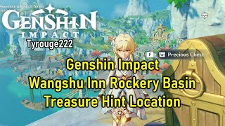 Genshin Impact  Wangshu Inn Secret Treasure Hint Location [upl. by Anrak]