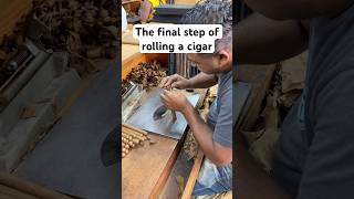 Epic Moment Master Cigar Roller Completes a Perfect Cigar [upl. by Rimahs]