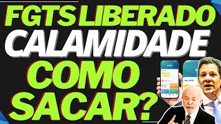 COMO SACAR O FGTS LIBERADO PELA CALAMIDADE DEVIDO CHUVAS FORTES E DESLIZAMENTOS GOVERNO LIBERA FGTS [upl. by Aihset479]