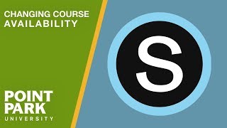 How to Change Availability in Schoology  Tutorials for Point Park Instructors [upl. by Tehr619]