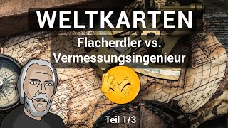 Der Fall Weltkarte  Chnopfloch debunked feat Vermessungsingenieur Mod  Teil 12 [upl. by Nylirrehs]