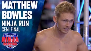 Matt Bowles is the fastest Ninja yet  Australian Ninja Warrior 2020 [upl. by Schroer]