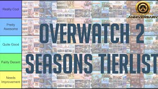 Overwatch Seasons Tier List [upl. by Qidas]