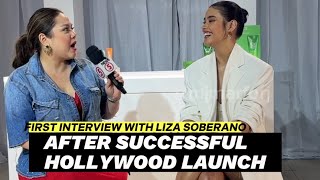 FULL INTERVIEW OF LIZA SOBERANO AFTER HOLLYWOOD DEBUT [upl. by Mei]