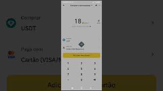 COMO COMPRAR USDT NA BINANCE ATRAVÉS DO CARTÃO VISA [upl. by Atil818]