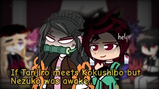 UpperMoons trio  Muzan react to If Tanjiro meets Kokushibo but Nezuko was awake  GCRV  KNY [upl. by Enirrok663]