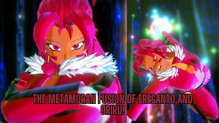 quotSEXIEST METAMORAN FUSION ORIRU NEW TRANSFORMATION Ereganto and Orirus FusionXenoverse 2 Mods [upl. by Bethena]