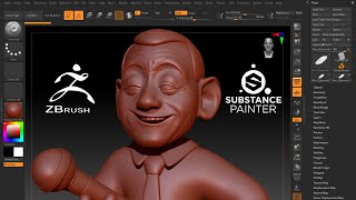 Jose Mari Chan ZBrush Timelapse [upl. by Ettenyl]