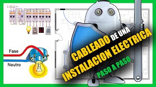 ⚡ CABLEADO de una INSTALACION ELECTRICA de una casa paso a paso [upl. by Ardnaeed]