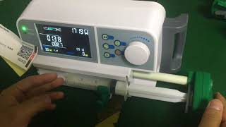 Syringe Pump Calibration  Enteral Feeding Pump YSSY500  Yueshen Medical Equipment [upl. by Mollee]