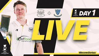 🔴 MATCHDAY LIVE  Gloucestershire v Sussex  Day One  Vitality County Championship [upl. by Nicolle]