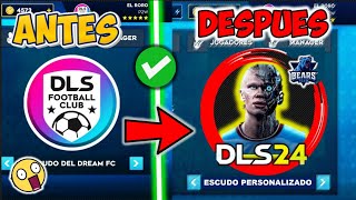 😎 COMO COLOCAR TU ESCUDO PERSONALIZADO DLS 24 Tutorial Escudo Personalozado [upl. by Alyosha]