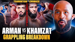 quotKhamzat Is SO FREAKING GOODquot  KHAMZAT CHIMAEV vs ARMAN TSARUKYAN GRAPPLING BREAKDOWN [upl. by Sarnoff]