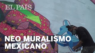 ‘Spaik’ el arte urbano heredero del muralismo mexicano  Cultura [upl. by Hayilaa497]