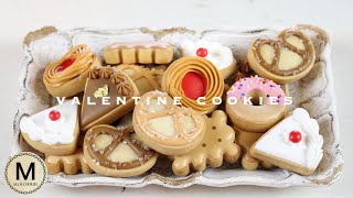 【アイシングクッキー】バレンタインに☆お菓子の詰め合わせ作り方 Valentine Cookies [upl. by Odlanir]