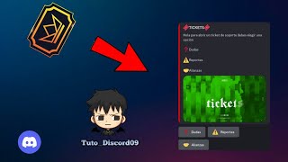 COMO HACER UN SISTEMA DE TICKETS PARA TU SERVIDOR DE DISCORD CON TICKET KING [upl. by Abdulla]