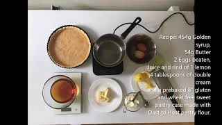 Oast to Hosts Gluten Free Norfolk Treacle Tart Recipe [upl. by Sille]