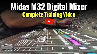 Midas M32 Tutorial in Hindi  Complete Training [upl. by Oivalf44]