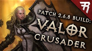 Diablo 3 2610 Crusader Build Valor Heavens Fury GR 145 Season 22 Guide [upl. by Cornie]