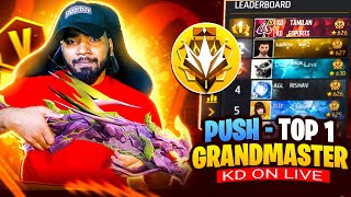 🔴Top 1 Region Grandmaster push Br Ranked Season 38  Free Fire Tamil Live  Kd Tamilan is Live [upl. by Samaj891]