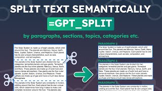 Split your text with GPT for Sheets [upl. by Jolie]