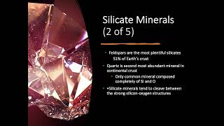 15 Silicate vs Nonsilicate Minerals [upl. by Ianthe324]