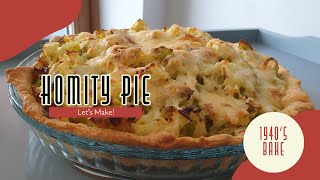 Lets Make Homity Pie  WW2 recipe [upl. by Ertemed]