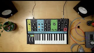 The Moog Grandmother  A Gorgeous Sounding and Looking SemiModular Synth [upl. by Yartnod]