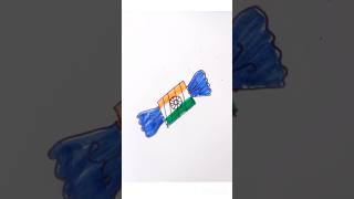 How to draw a toffee to fir drawing candy drawing for kids short Yt short painting  art [upl. by Wylma]