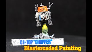 How To Paint Star Wars Shatterpoint C110P quotChopperquot [upl. by Yarled11]