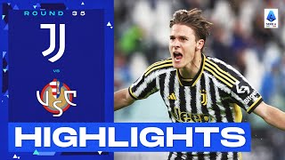 JuventusCremonese 20  Juve reclaim second place with home win Highlights  Serie A 202223 [upl. by Isacco772]