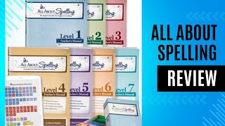 How We Use All About Spelling BampW  Secular Homeschool Curriculum Flipthrough and Review [upl. by Aiyotal]