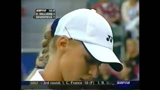 2004 Los Angeles SF Serena Williams vs Elena Dementieva [upl. by Amaty]