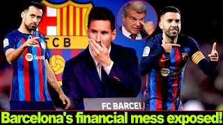 Why Blaugrana are Still Paying Messi Alba amp Busquets Messi Alba And Busquets Joining Barca Again [upl. by Marney]