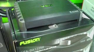 NEW Fusion Monoblock Amplifier CADA12250 1500W RMS  1 Ohm [upl. by Etteroma]