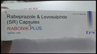 Rabonik Plus Capsule  Rabeprazole amp Levosulpiride Capsules  Rabonik Plus Capsule Uses Side effects [upl. by Thayne]